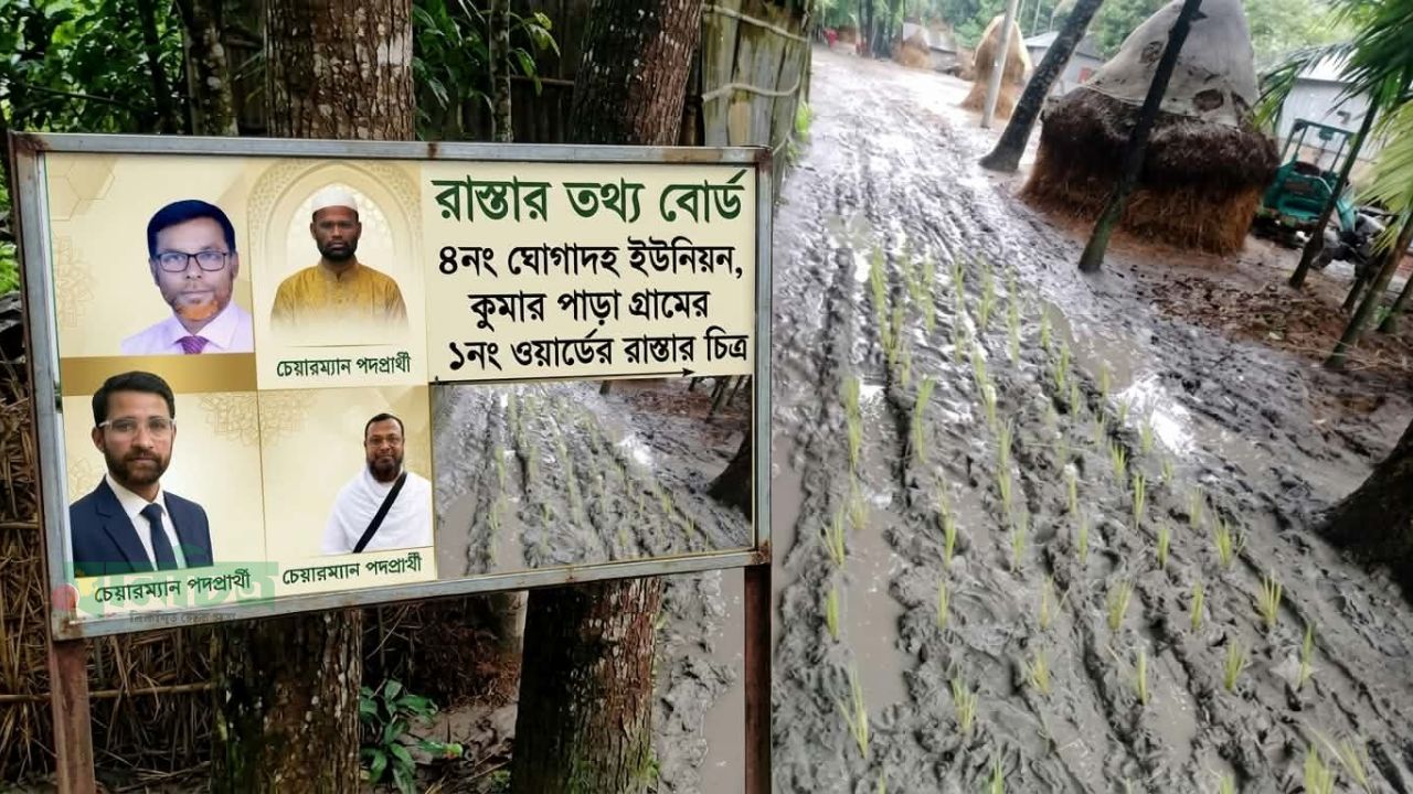 জনপ্রতিনিধিদের রূপবদল ও গ্রামীণ উন্নয়ন: কাঠগড়ায় চেয়ারম্যান-মেম্বারদের ভূমিকা। ৪নং ঘোগাদহ ইউনিয়ন পরিষদ, কুড়িগ্রাম সদর কুড়িগ্রাম 